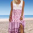 Por tempo limitado⌛👗 Vestido boho sem mangas com corte descontraído