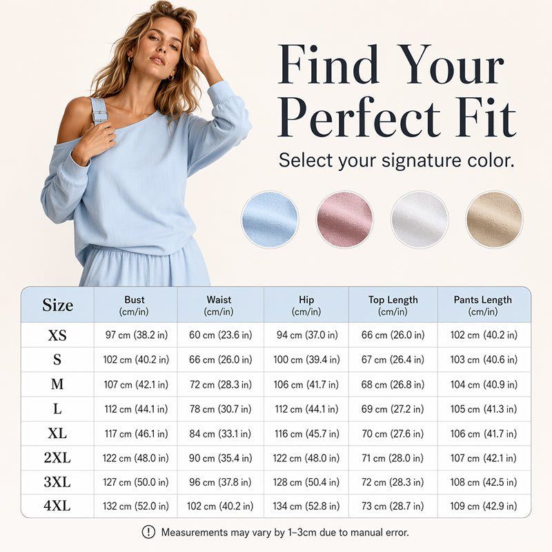 ✨Novidades e Ofertas Especiais – Conjunto feminino elegante composto por um top de um ombro só e calças de perna larga