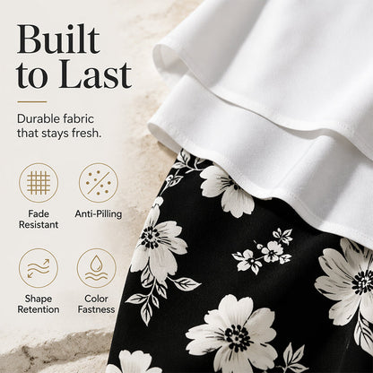 🔥 50% OFF HOJE 💕 Conjunto Feminino 2 Peças Floral – Elegante e Confortável ✨