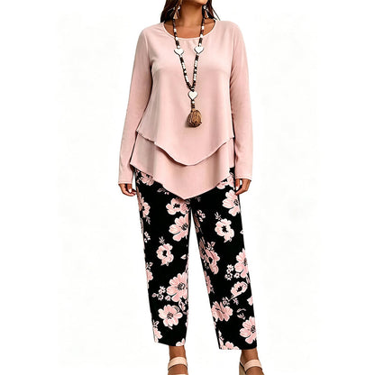 🔥 50% OFF HOJE 💕 Conjunto Feminino 2 Peças Floral – Elegante e Confortável ✨