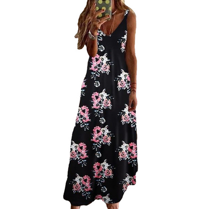 ✨👗Vestido maxi esvoaçante para férias