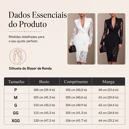 Vestido bodycon elegante para mulher com decote em V e mangas de renda