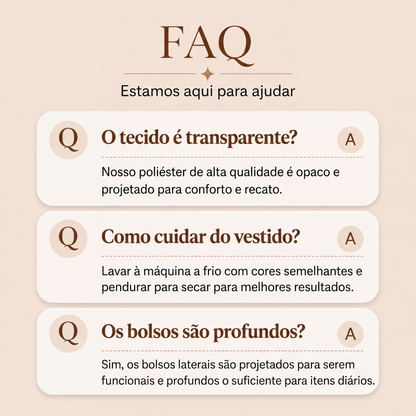 ✨Promoção Quente 50% DE DESCONTO 👗 Vestido Feminino de Manga Curta com Estampa e Bolsos