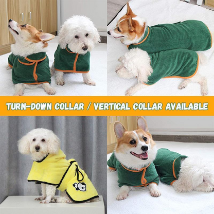 Super Absorbent Pet Bathrobe-4