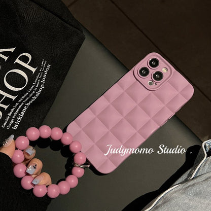 Matte Parel Armband Hoesje voor iPhone