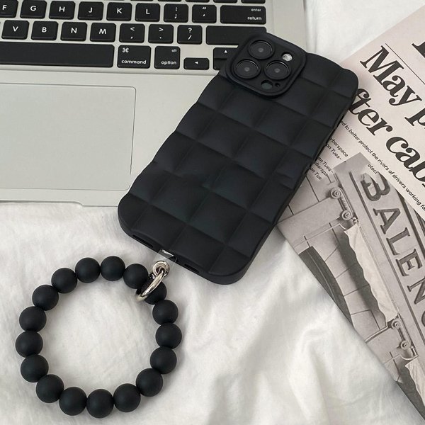 Matte Parel Armband Hoesje voor iPhone